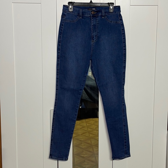 Fashionova High Waisted Skinny Jeans - Blue - Size 15 - Picture 2 of 9